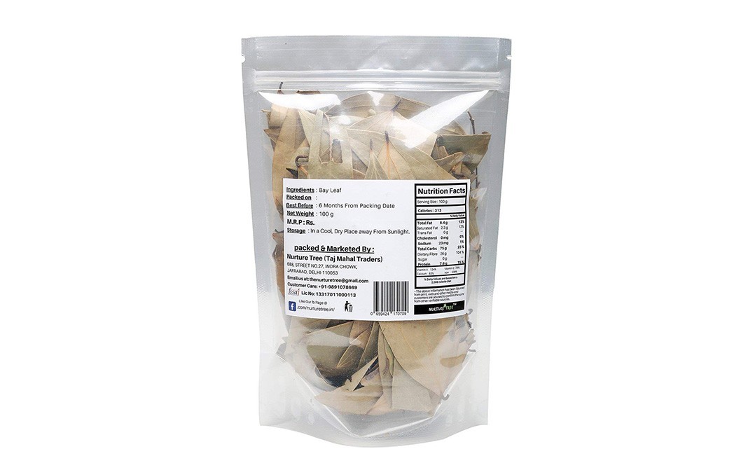 Nurture Tree Tej Patta, Bay Leaf   Pack  100 grams